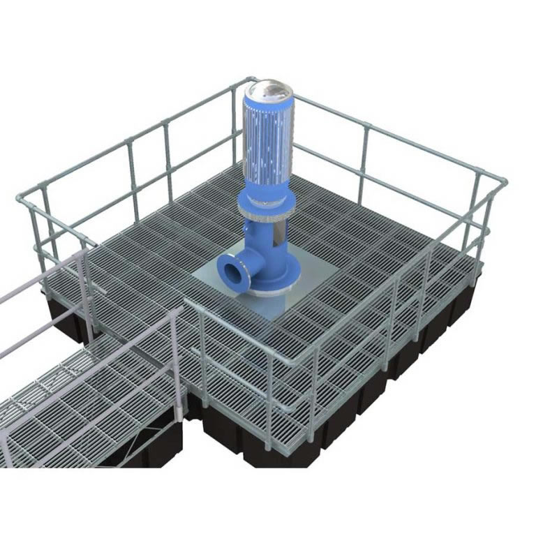 立式长轴液下泵模块式浮动取水/浮船泵站系统工程